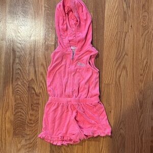 Juicy Couture Coral Hooded Playsuit
